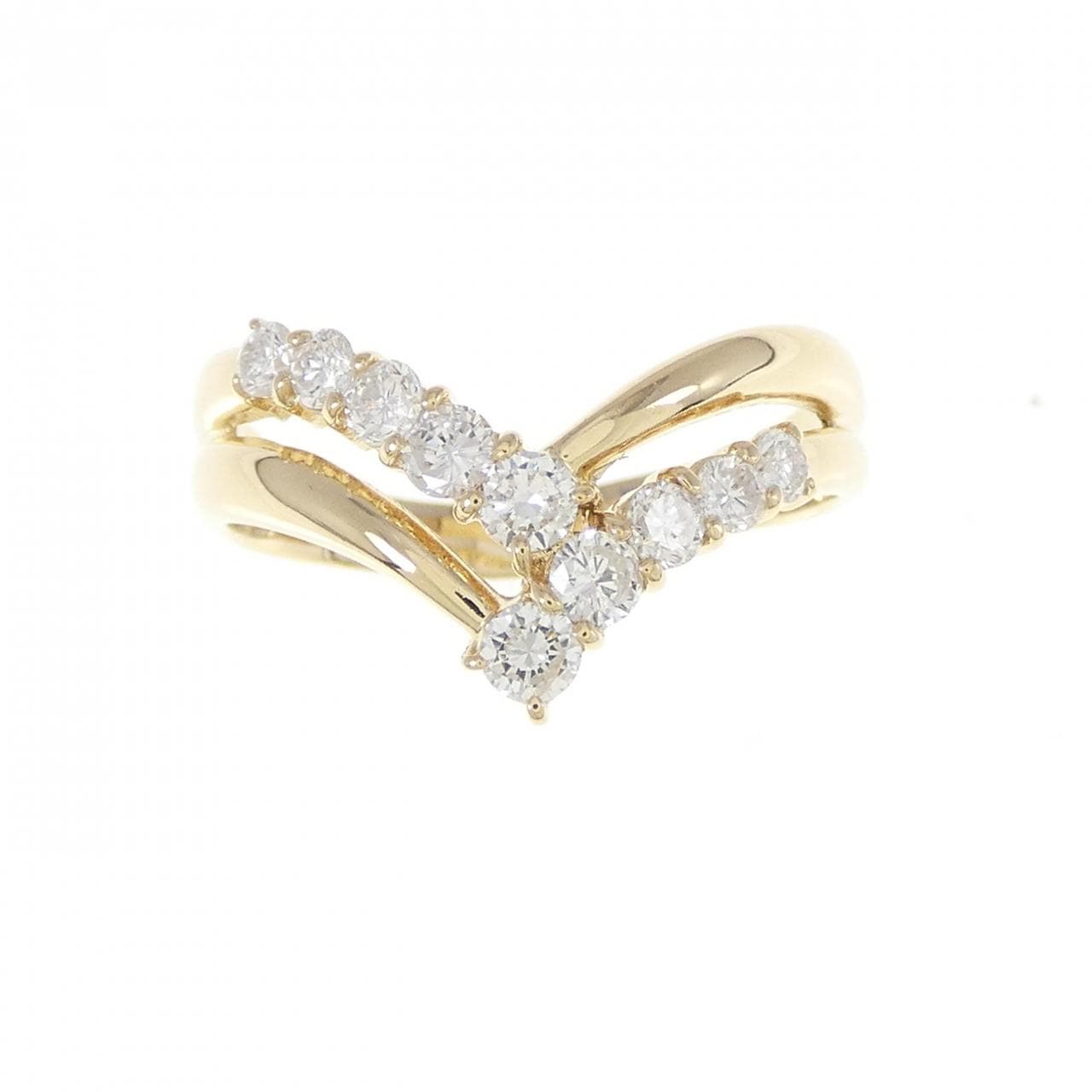 K18YG ダイヤモンド リング 0.50CT