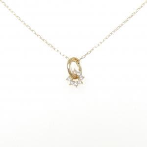 K18YG ダイヤモンド ネックレス 0.10CT