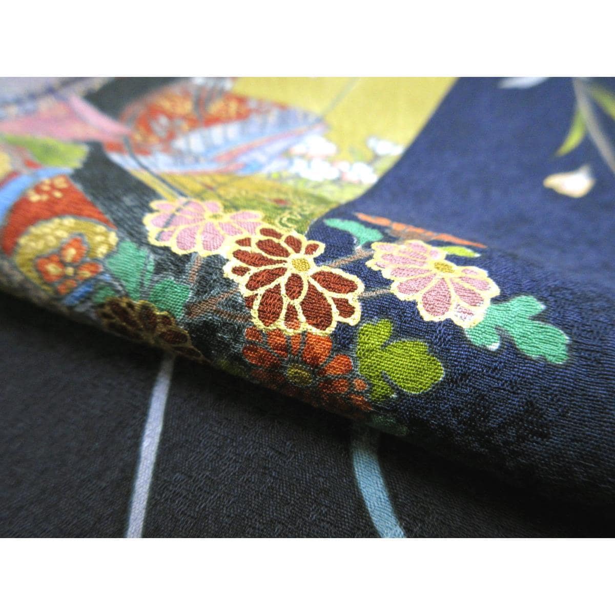 訪問着　友禅金彩加工　ボカシ染