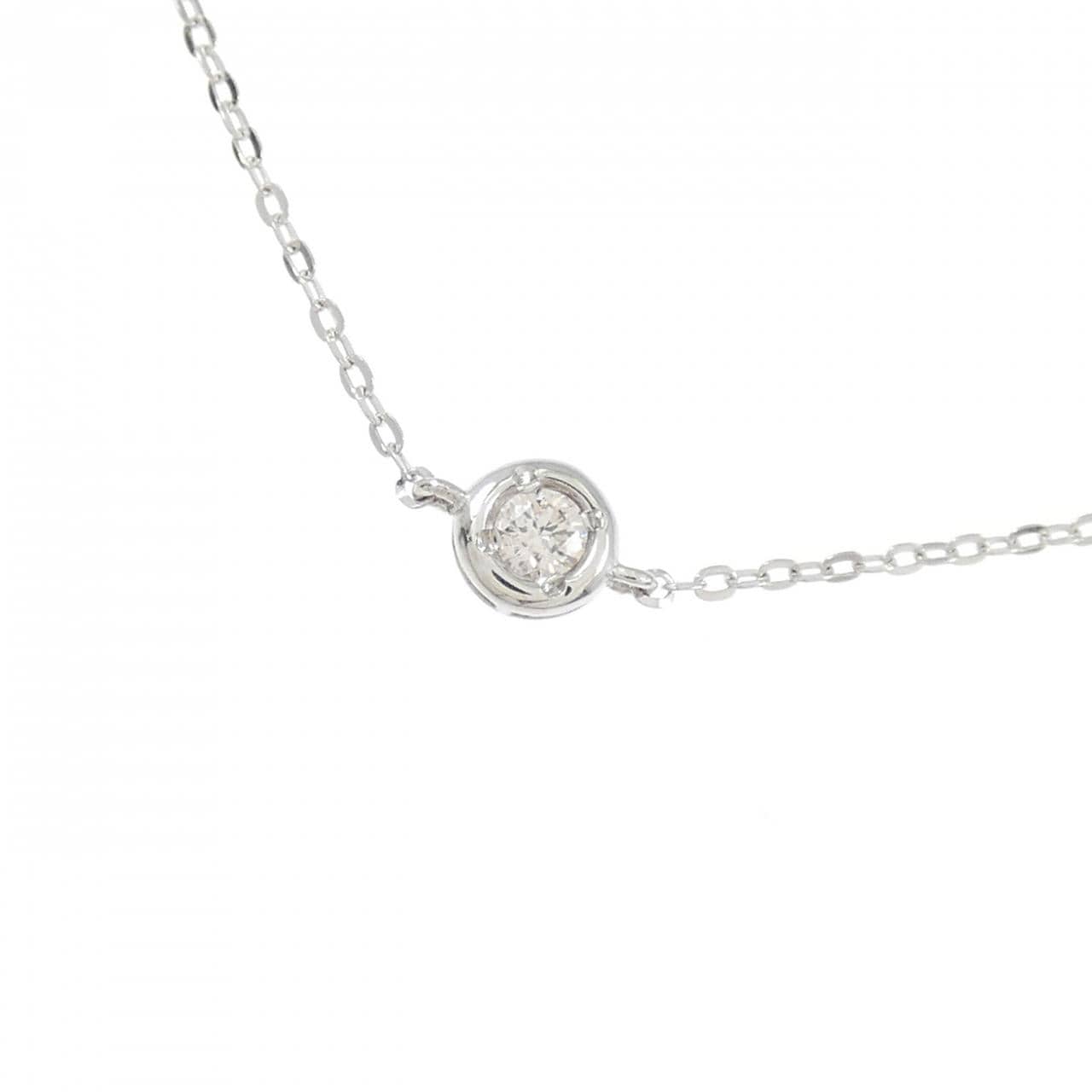 PT950/PT850 ダイヤモンド ネックレス 0.15CT