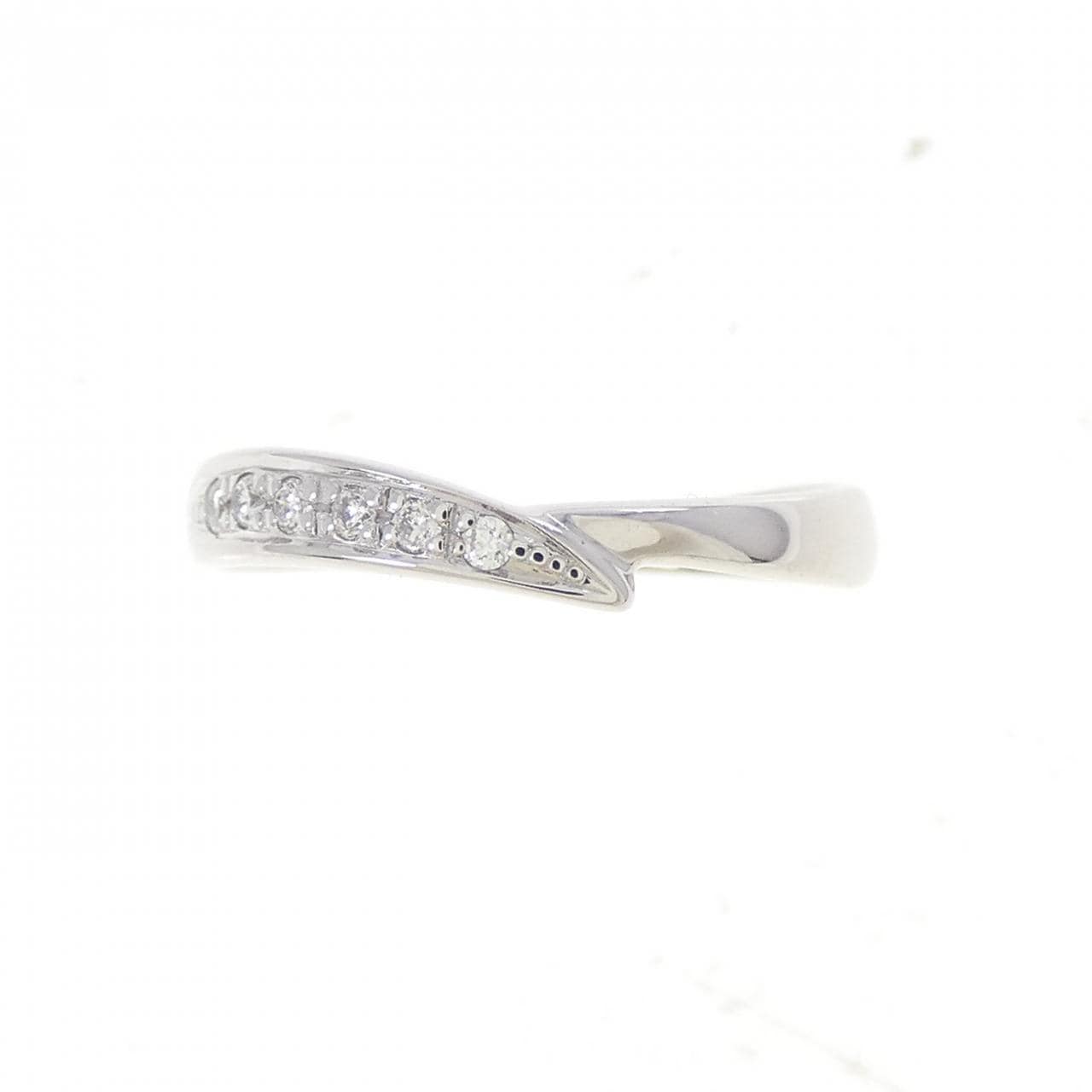 K10WG ダイヤモンド リング 0.04CT