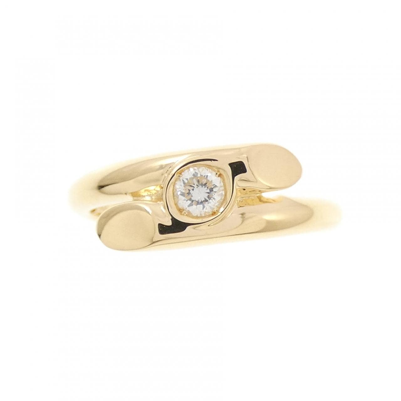 K18YG ダイヤモンド リング 0.10CT