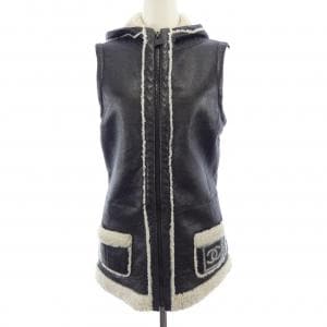 シャネル CHANEL P33735W04172 08A ムートンベスト