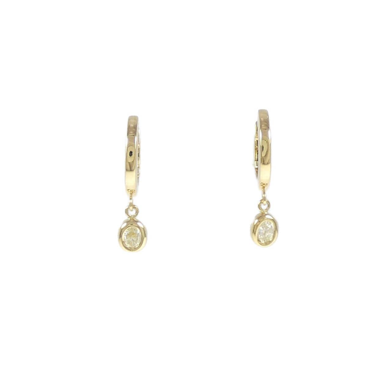 K18YG ダイヤモンド ピアス 0.20CT