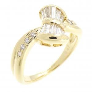K18YG ダイヤモンド リング 0.47CT