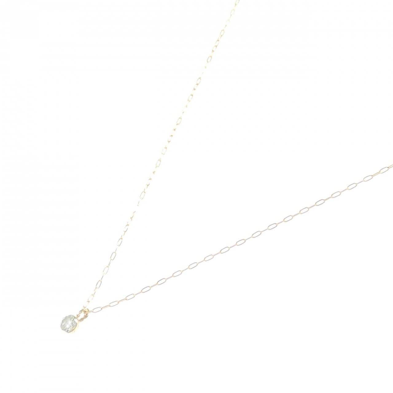 アガット ダイヤモンド ネックレス 0.1CT