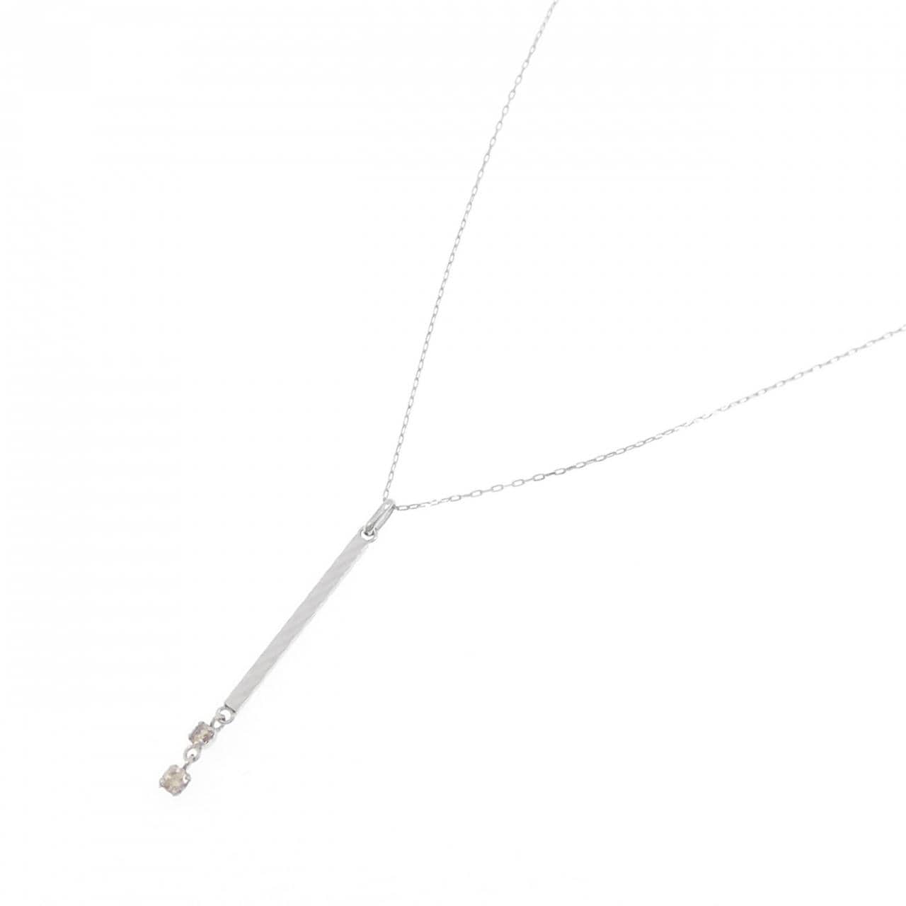 PT900 ダイヤモンド ネックレス