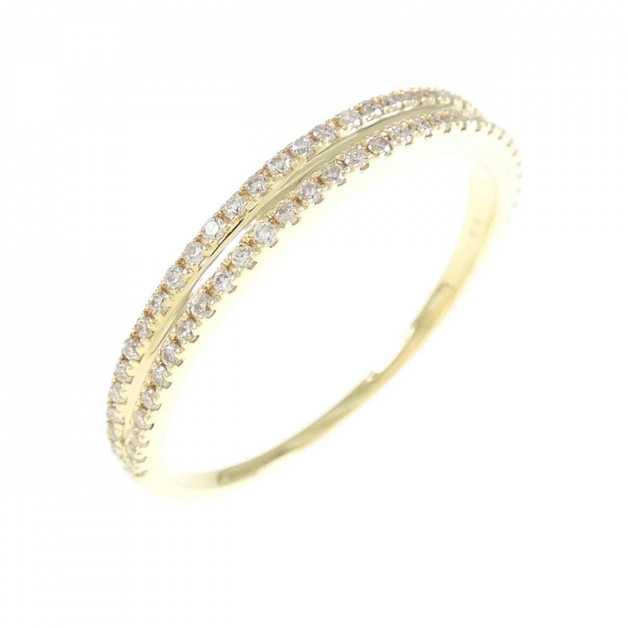 [BRAND NEW] K18YG Diamond ring 0.16CT