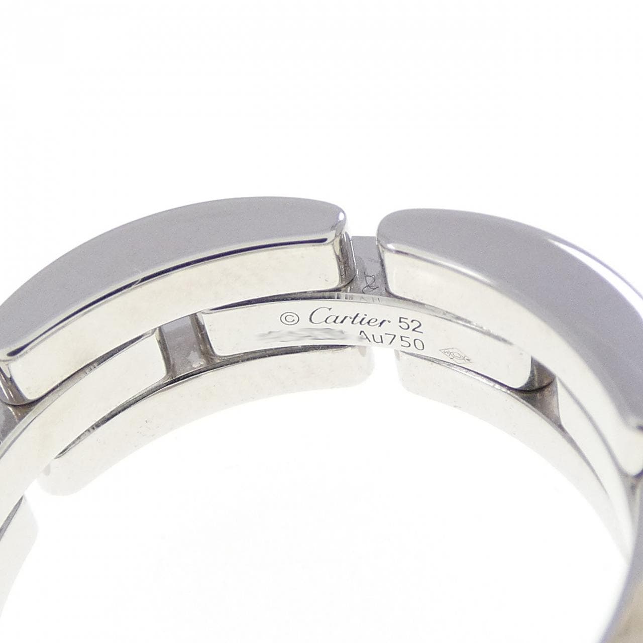 カルティエ マイヨンパンテール3ロウ フルダイヤ リング