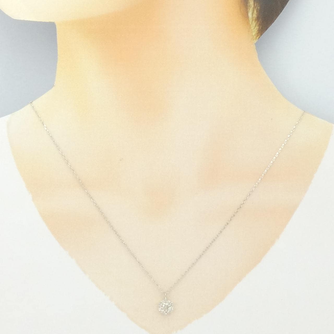 PT900/PT850 ダイヤモンド ネックレス 0.31CT