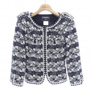 【ヴィンテージ】シャネル CHANEL P27771V17033 06C ノーカラージャケット