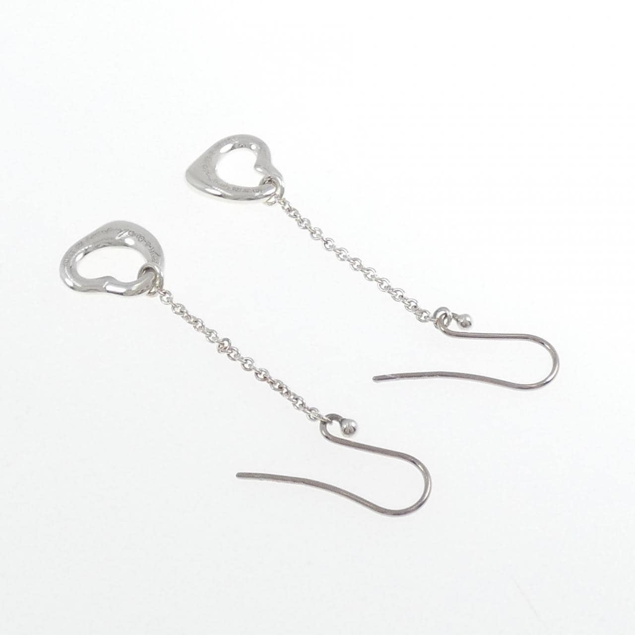 ティファニー オープンハート ドロップ ピアス