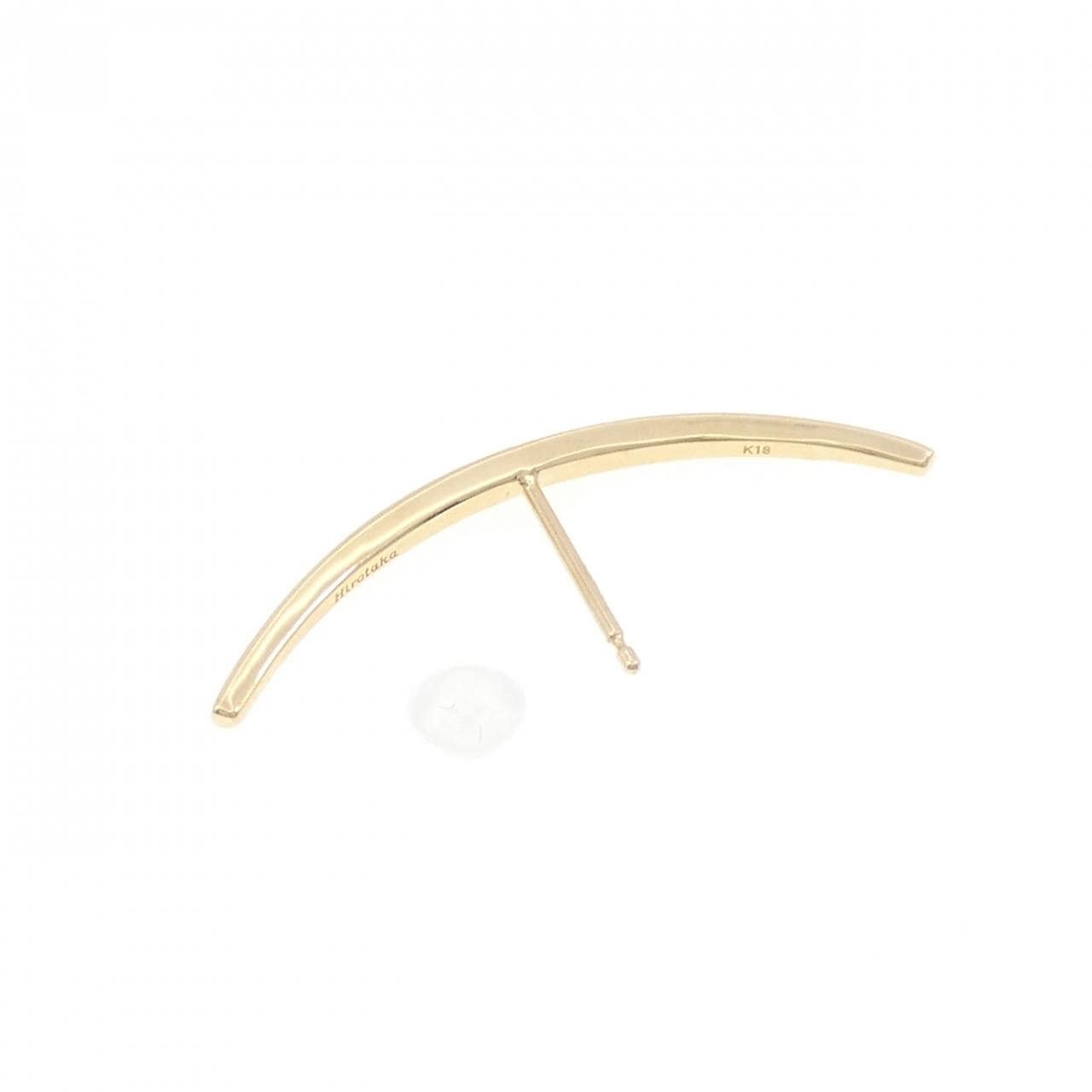 ヒロタカ K18YG ピアス 片耳