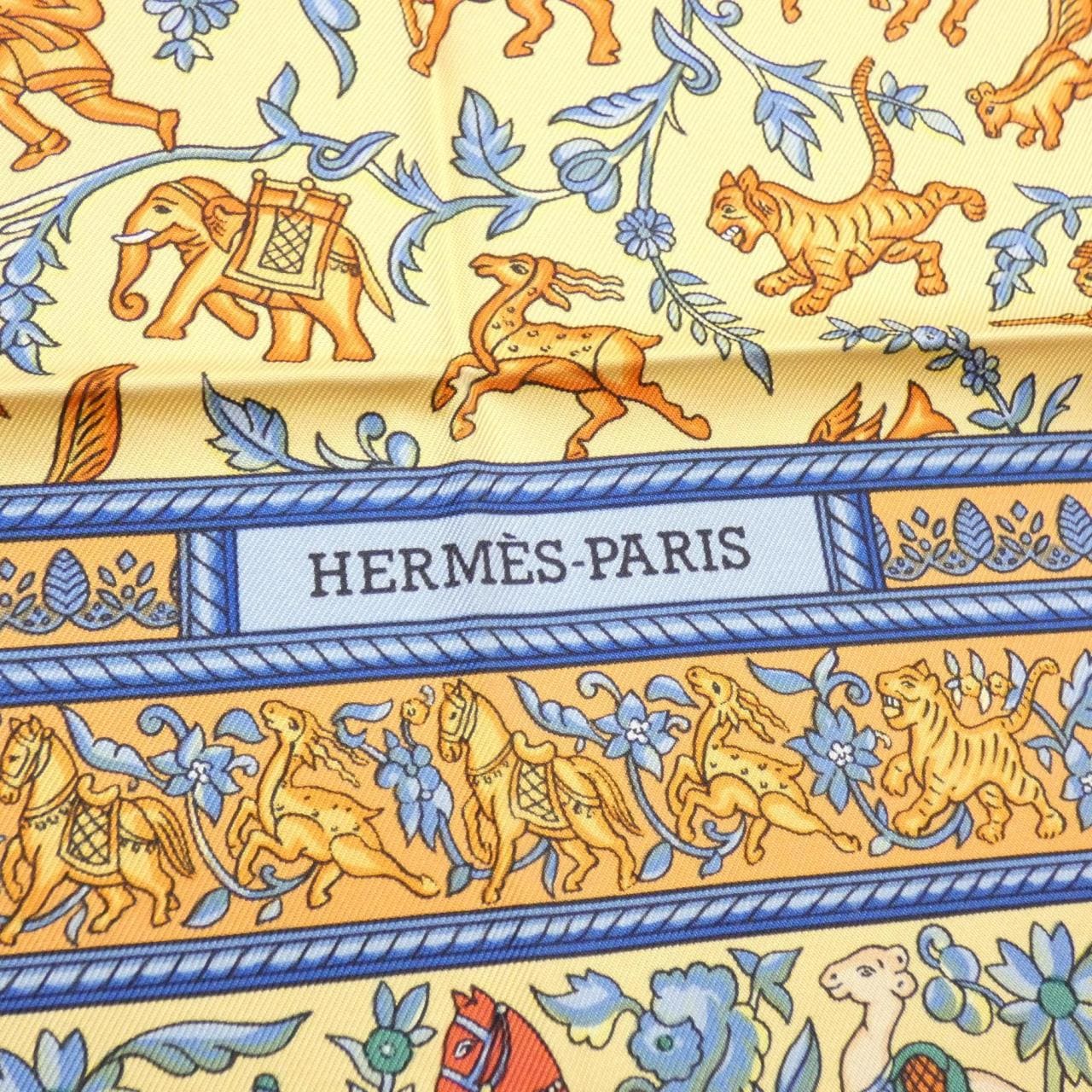 エルメス CHASSE EN INDE カレ スカーフ