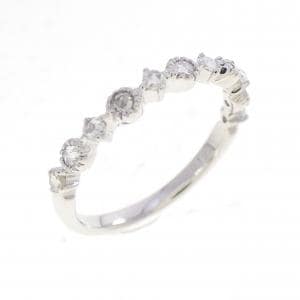 K18WG ダイヤモンド リング 0.19CT