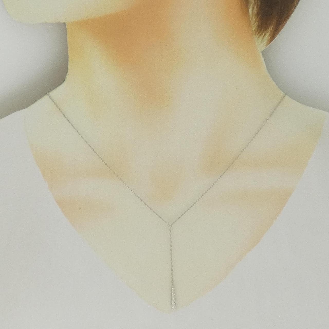 PT900 ダイヤモンド ネックレス 0.15CT