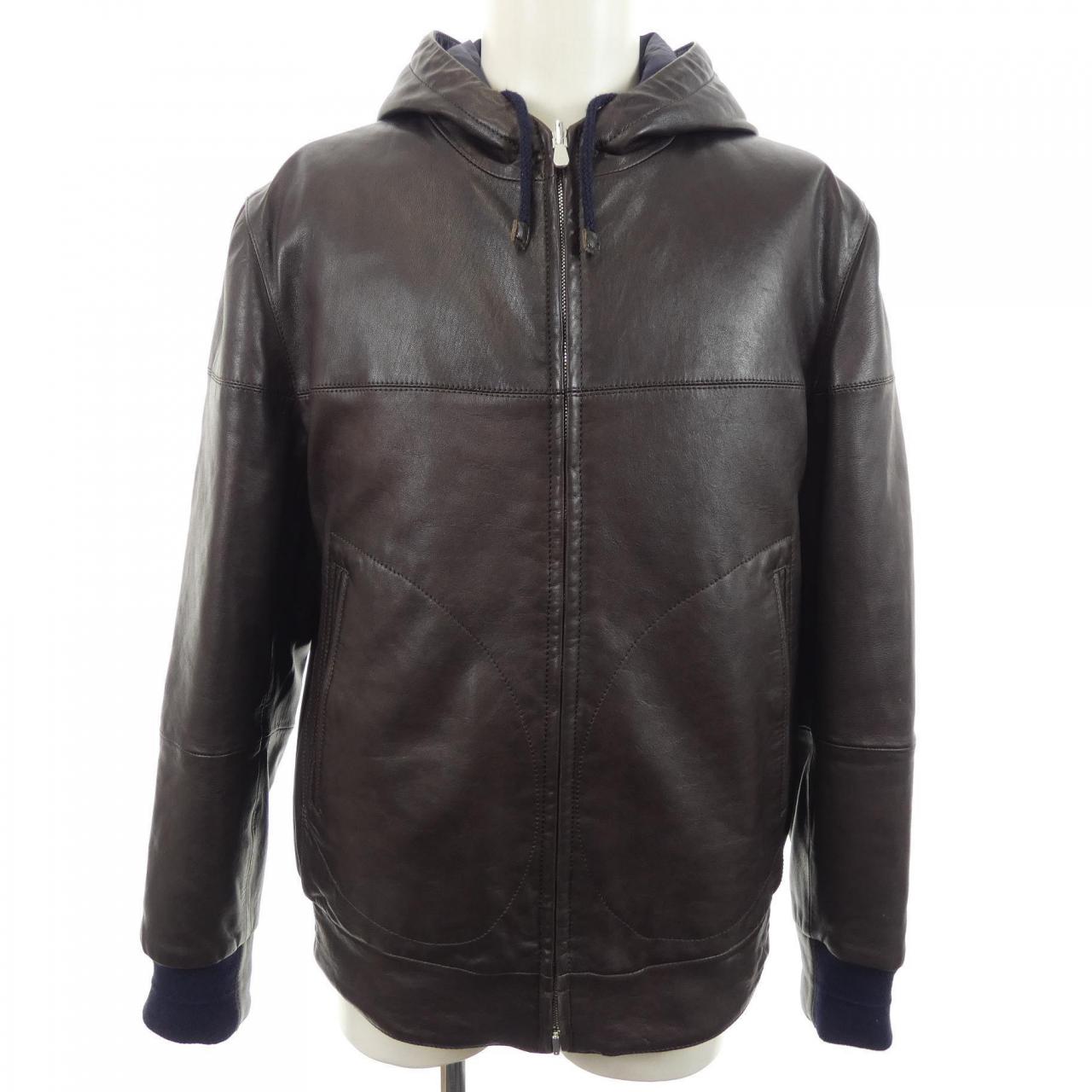 ブルネロクチネリ BRUNELLO CUCINELLI レザージャケット