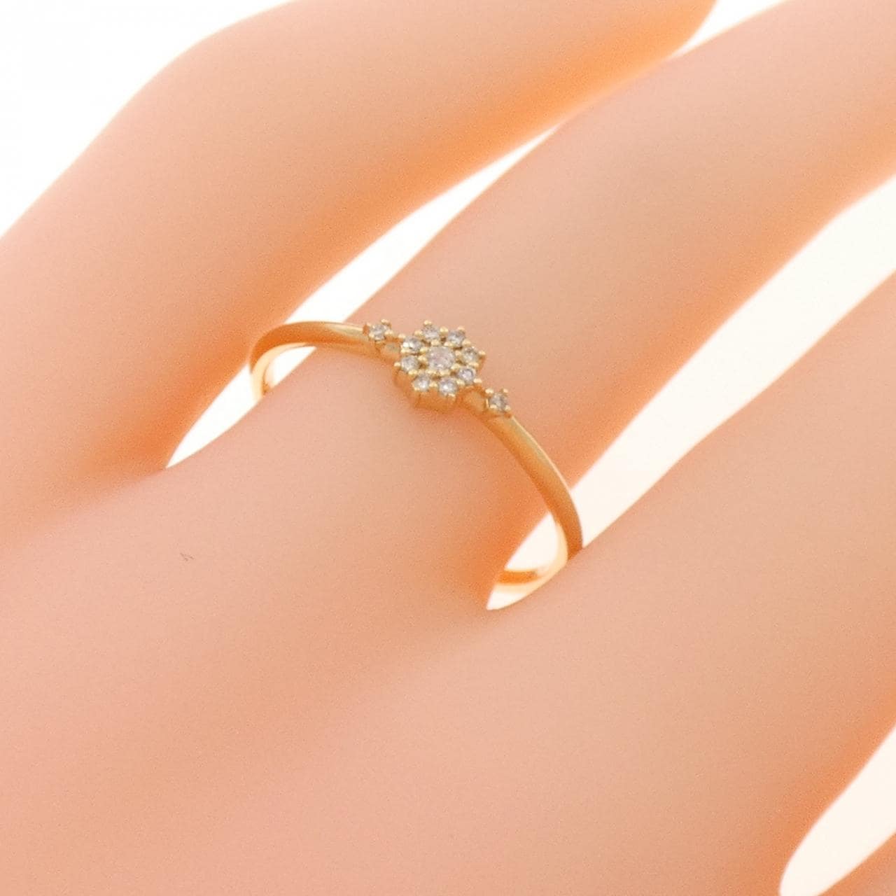 アガット ダイヤモンド リング 0.04CT