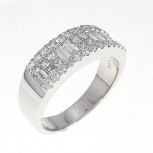 K18WG ダイヤモンド リング 1.05CT