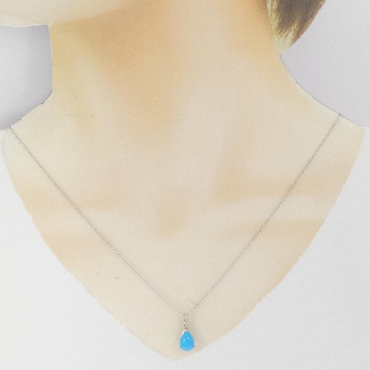 PT950/PT850綠松石項鏈1.50CT