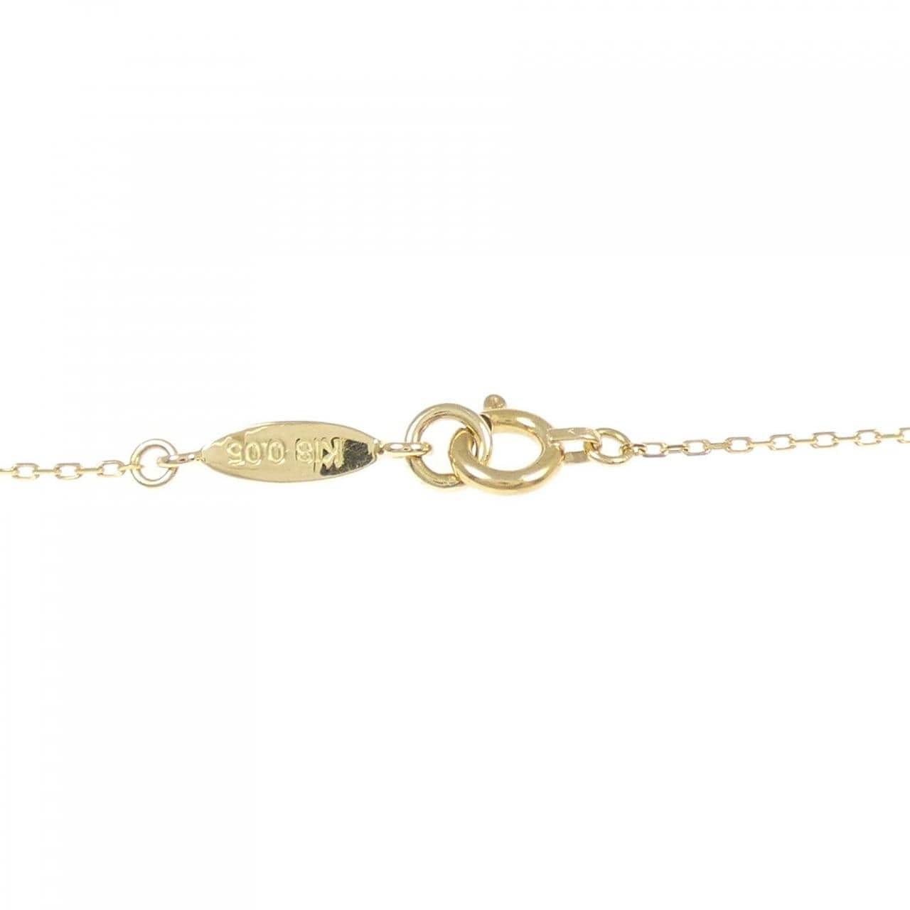 アーカー イニシャル ネックレス 0.05CT