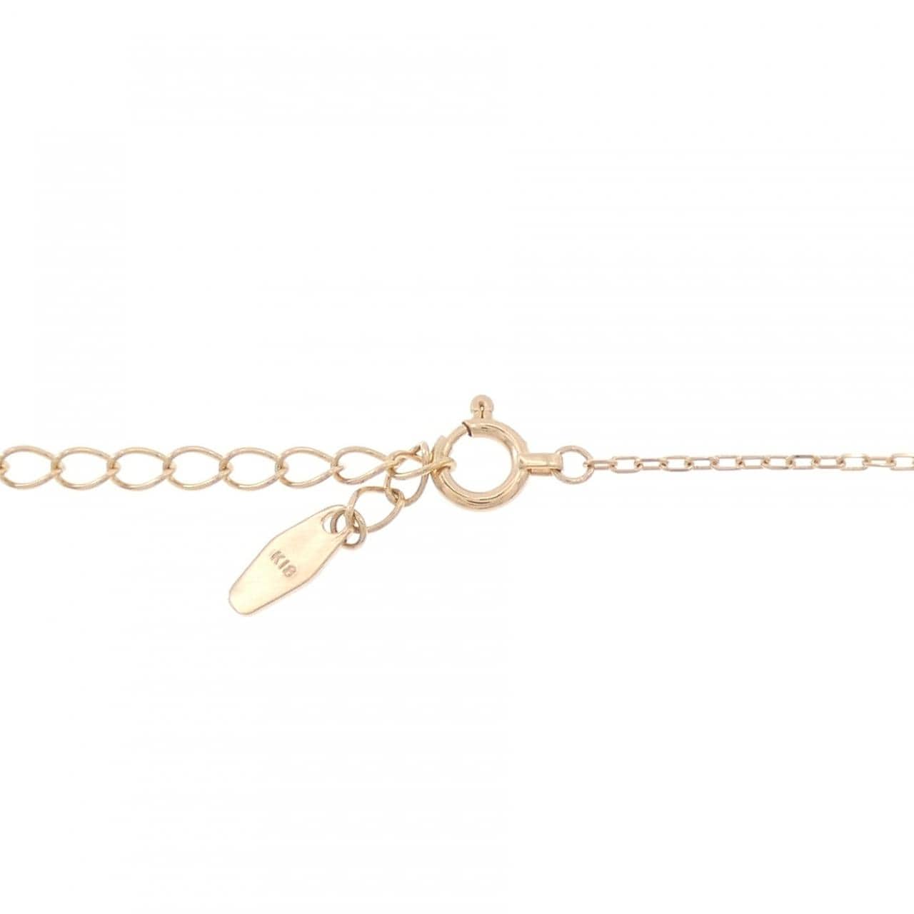 K18PG ダイヤモンド ネックレス 0.20CT