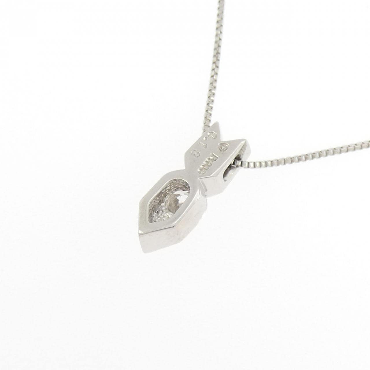PT900/PT850 ダイヤモンド ネックレス 0.18CT