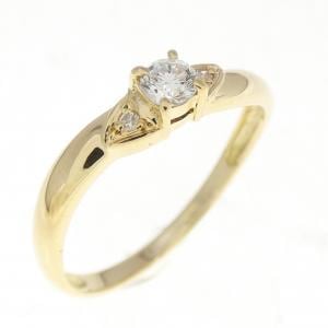 K18YG ダイヤモンド リング 0.12CT