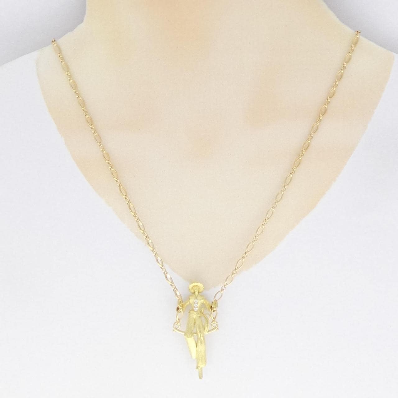 トモヤス ダイヤモンド ネックレス 0.05CT