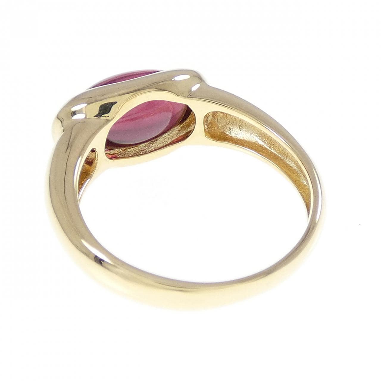 K18YG ガーネット リング