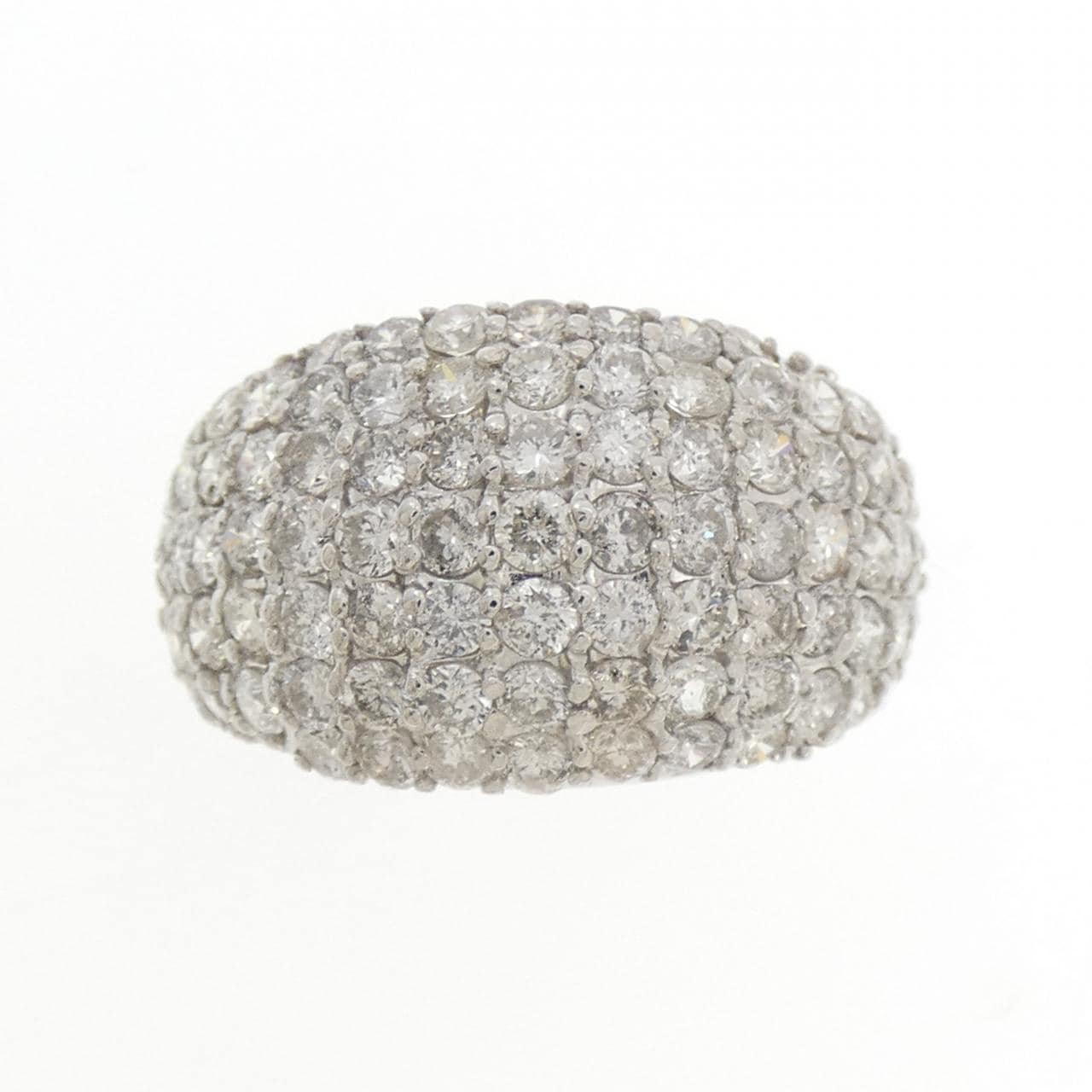 PT900 パヴェ ダイヤモンド リング 3.00CT