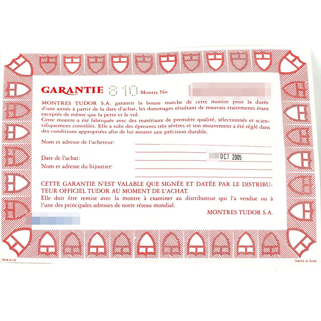 【ノーメンテナンス還元価格】チューダー/チュードル モナーククロノグラフ 15900 SS クォーツ