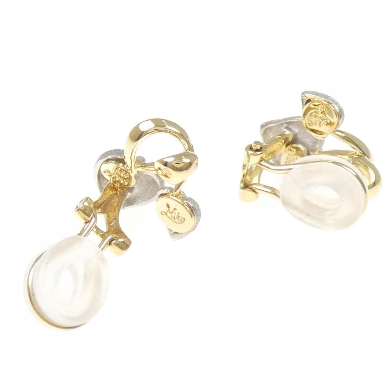 マツイ  ヒサコ K18YG/PT900 イヤリング