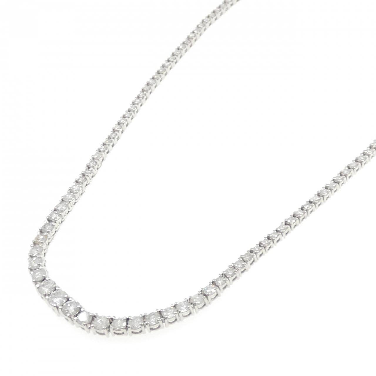 PT850 ダイヤモンド ネックレス 10.00CT