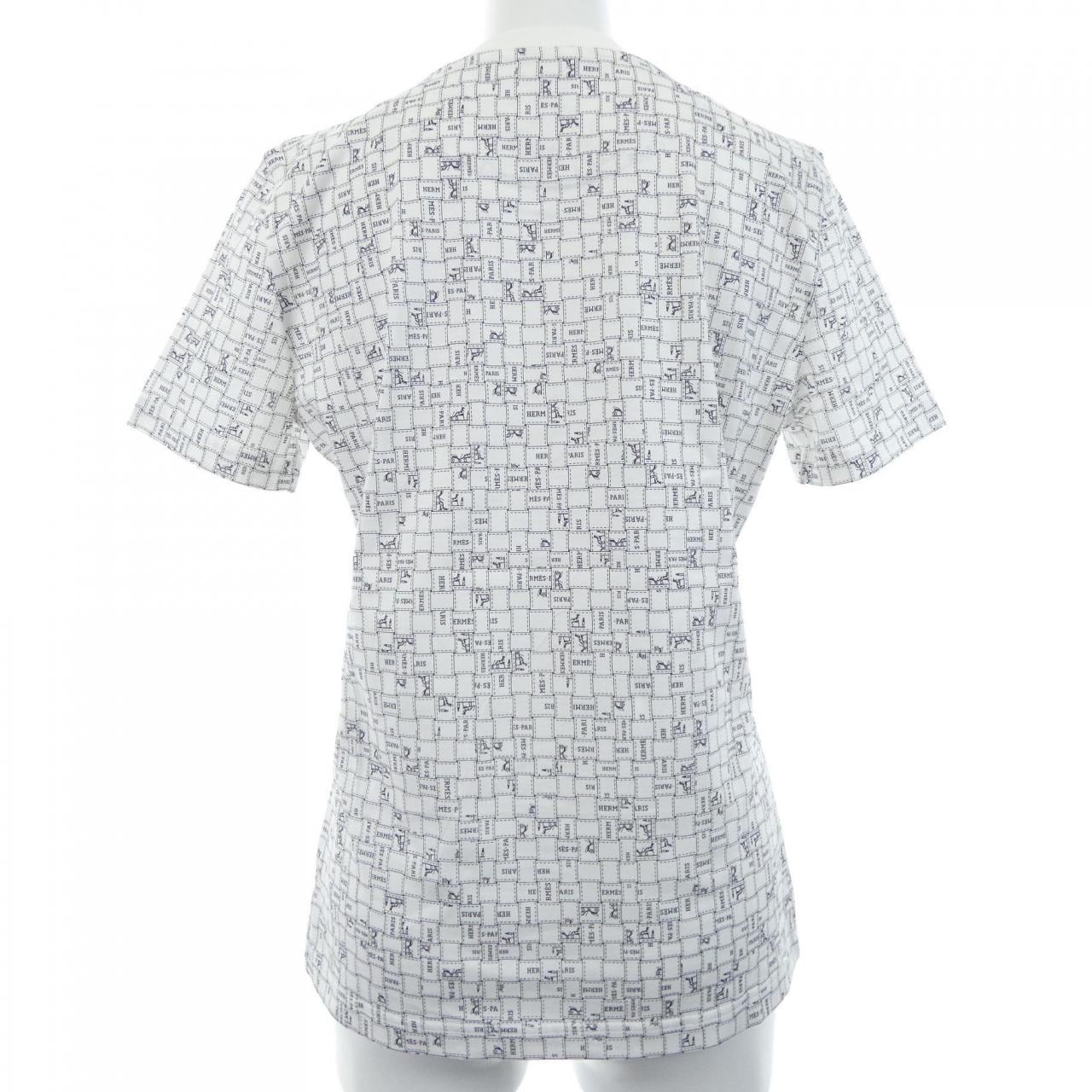 エルメス HERMES BOLDUC AU CARRE ボルデュックチェック 5E4645DK Tシャツ