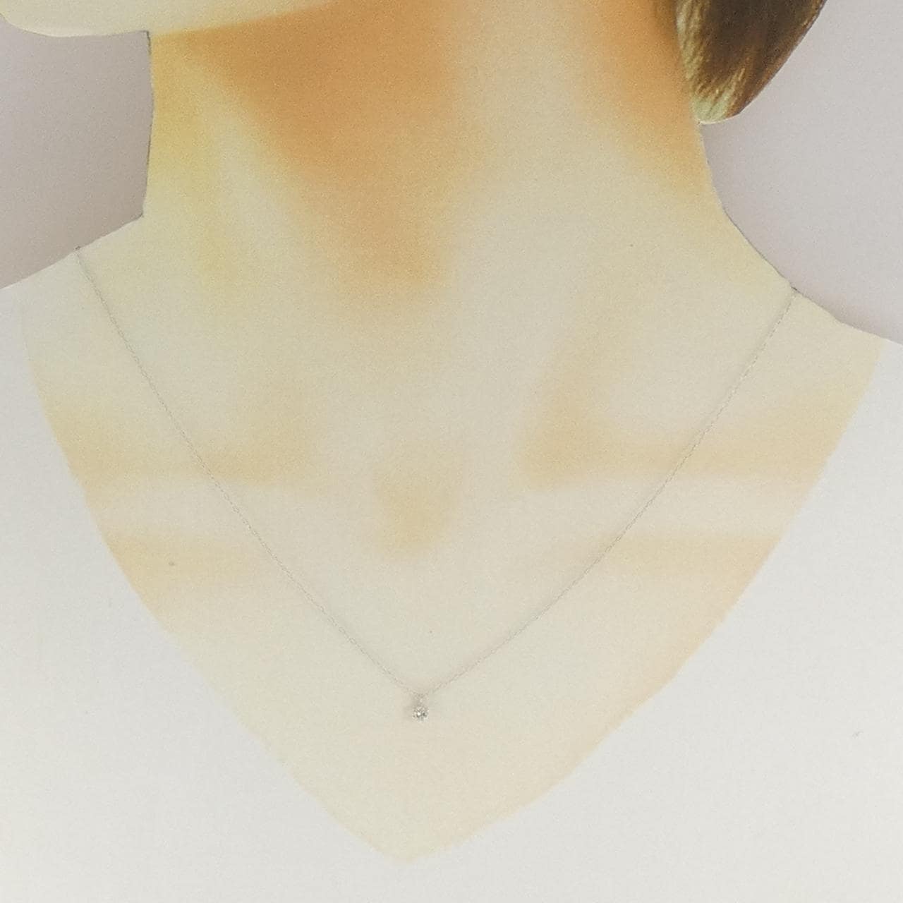 PT900/PT850 ダイヤモンド ネックレス 0.10CT
