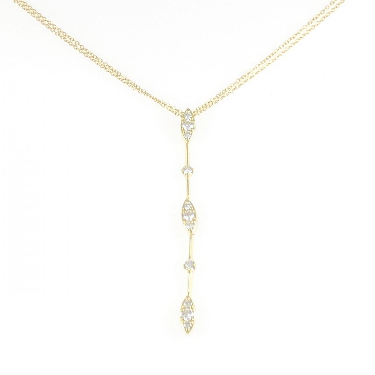 K18YG ダイヤモンド ネックレス 0.40CT