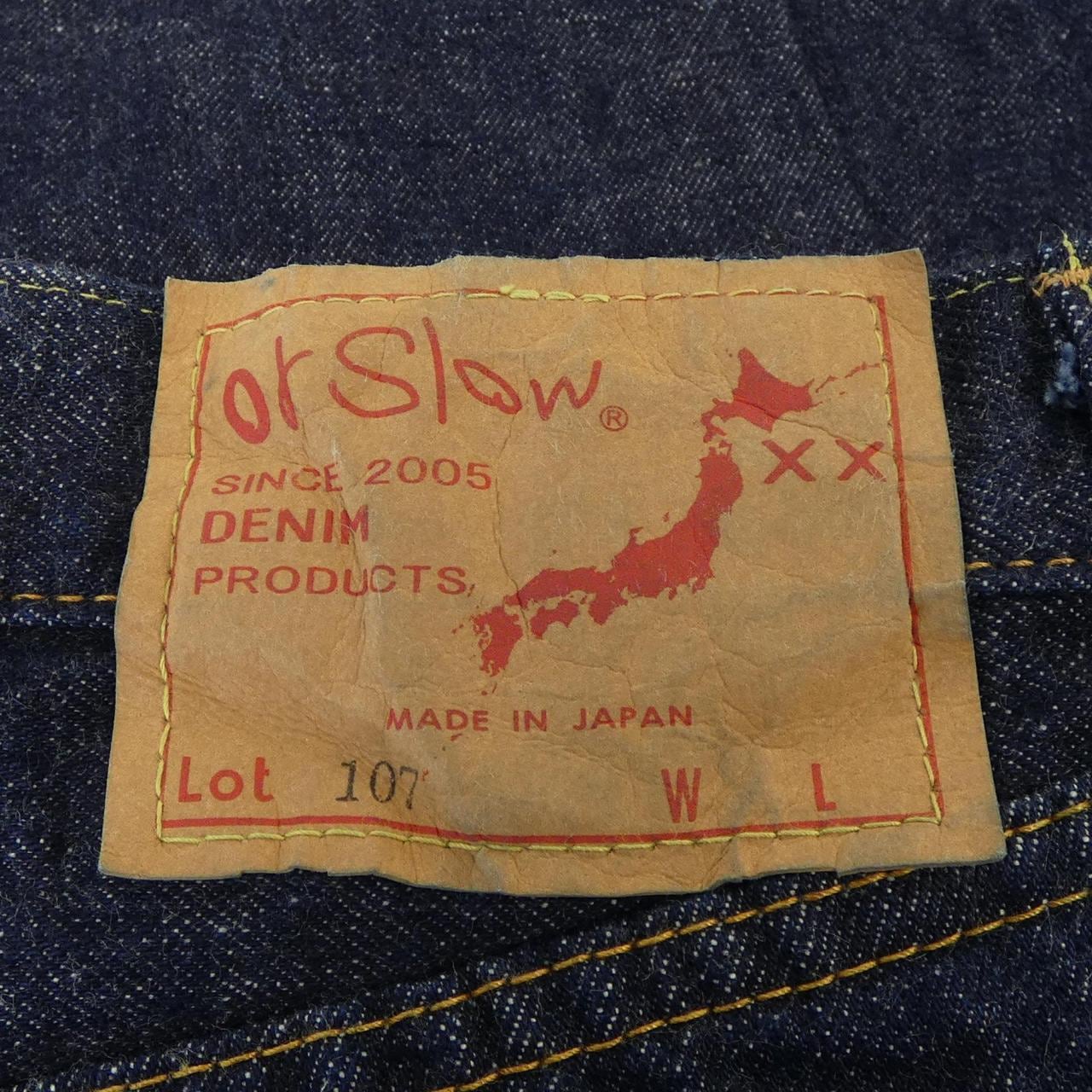 オアスロウ OR SLOW ジーンズ