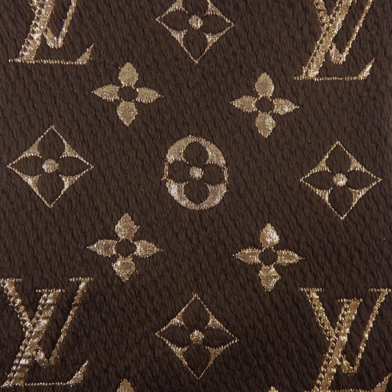 ルイヴィトン LOUIS VUITTON エシャルプ ロゴマニア シャイン M71383 MUFFLER