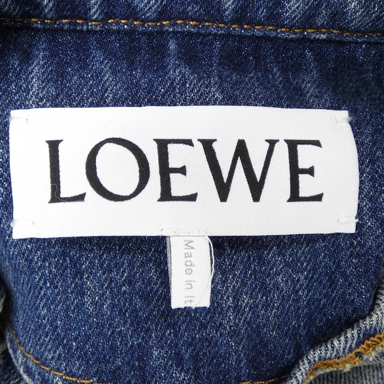 ロエベ LOEWE バルーンジャケット アナグラム ANAGRAM S359Y50X82 デニムジャケット