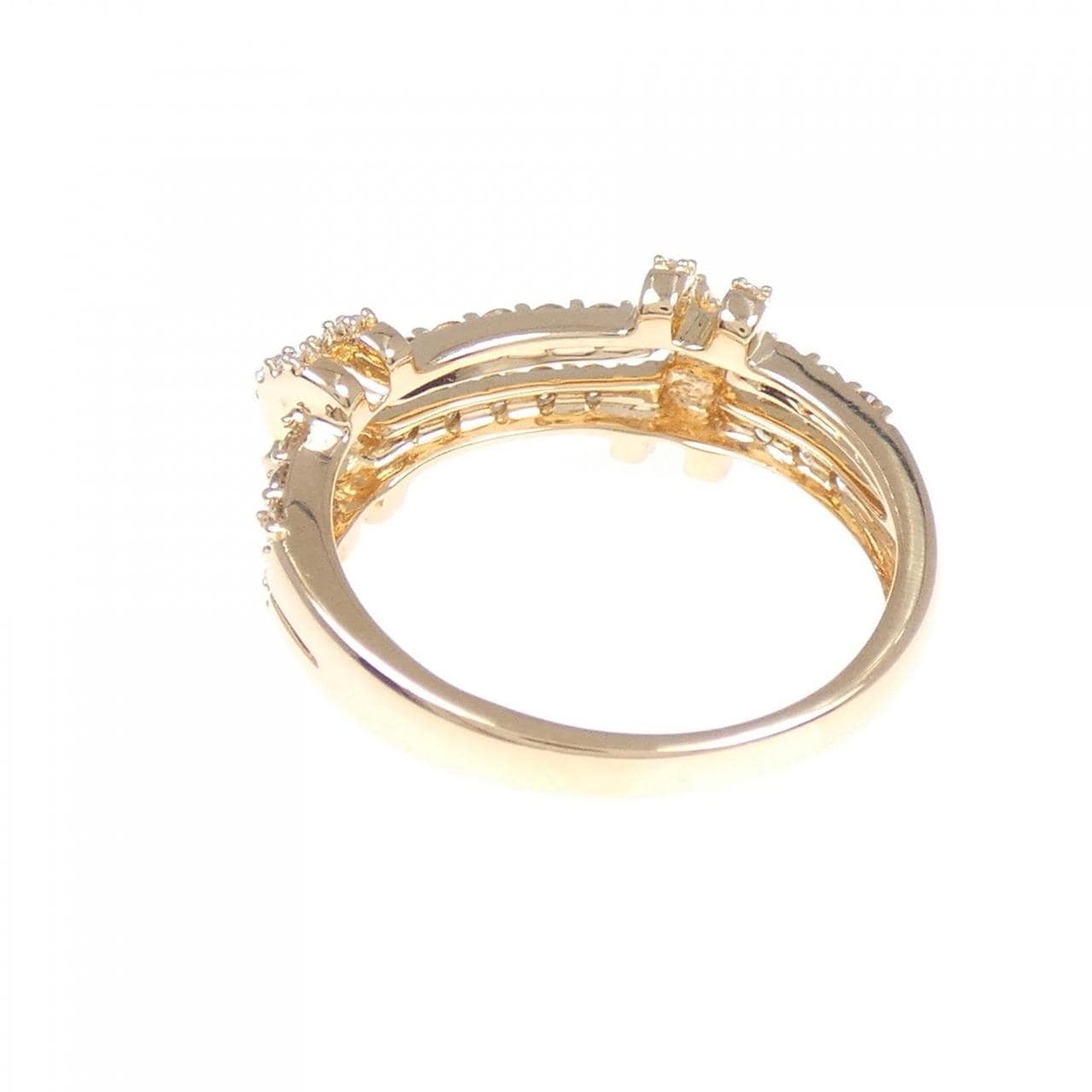 K18PG ダイヤモンド リング 0.15CT