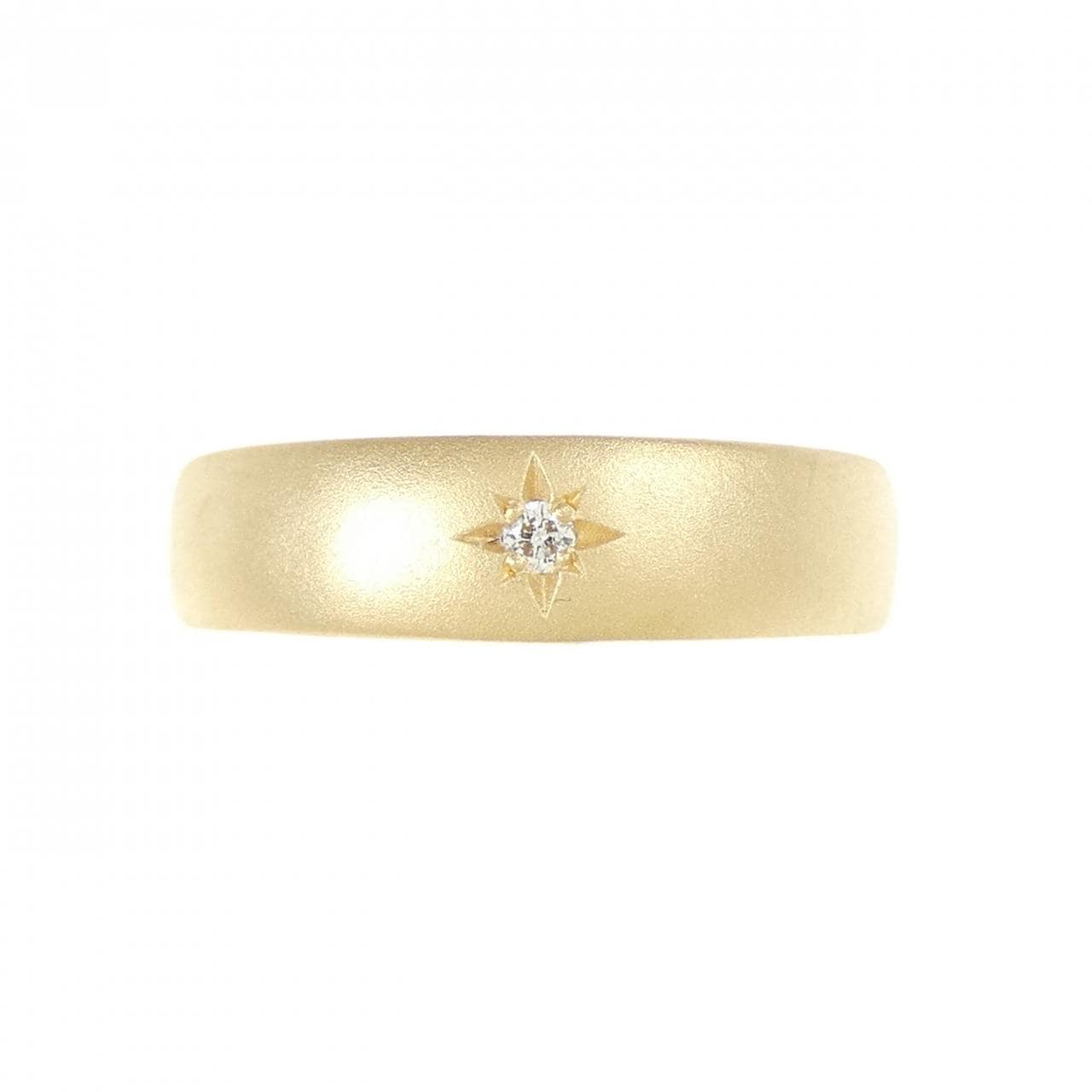 K18YG ダイヤモンド リング 0.02CT
