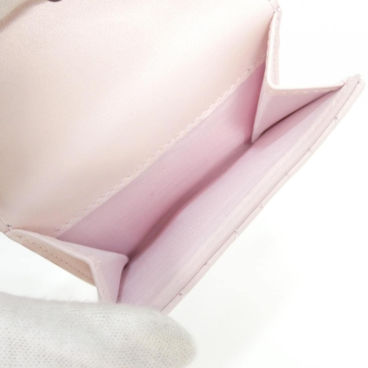 クリスチャンディオール DIORAMOUR レディ ディオール ロータス ウォレット S0181ONHG 財布