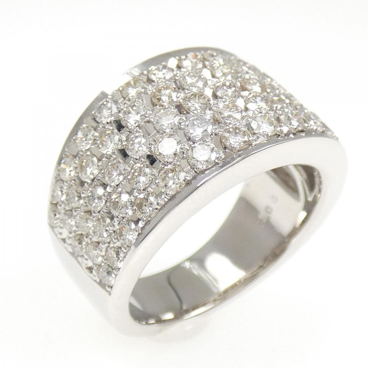 PT900 パヴェ ダイヤモンド リング 2.00CT