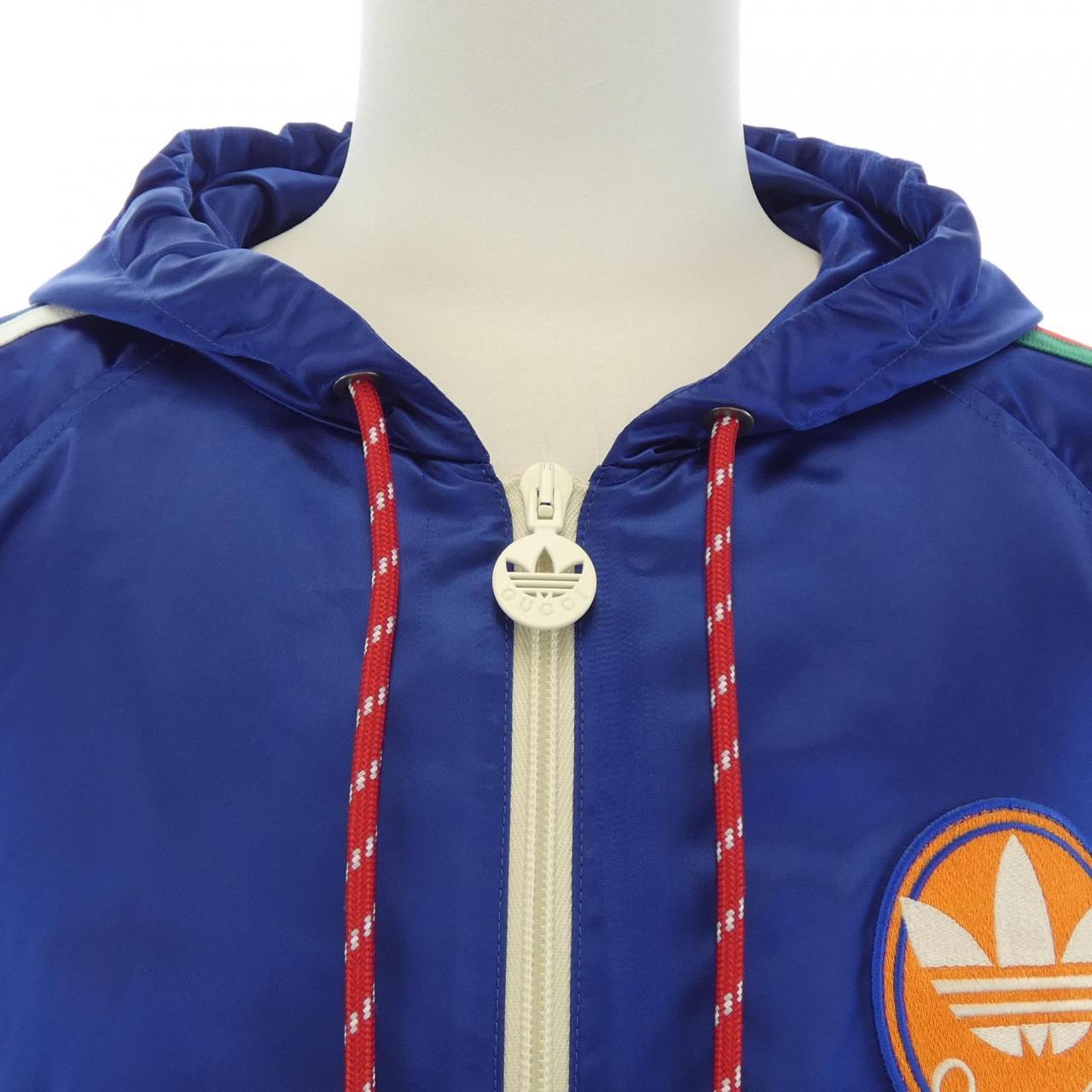 グッチ GUCCI ADIDAS サテンナイロンジャケット 691428 ZAJPI ブルゾン