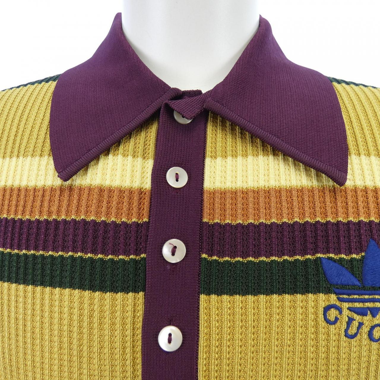 グッチ GUCCI 696246 XKCDY ADIDAS ポロシャツ