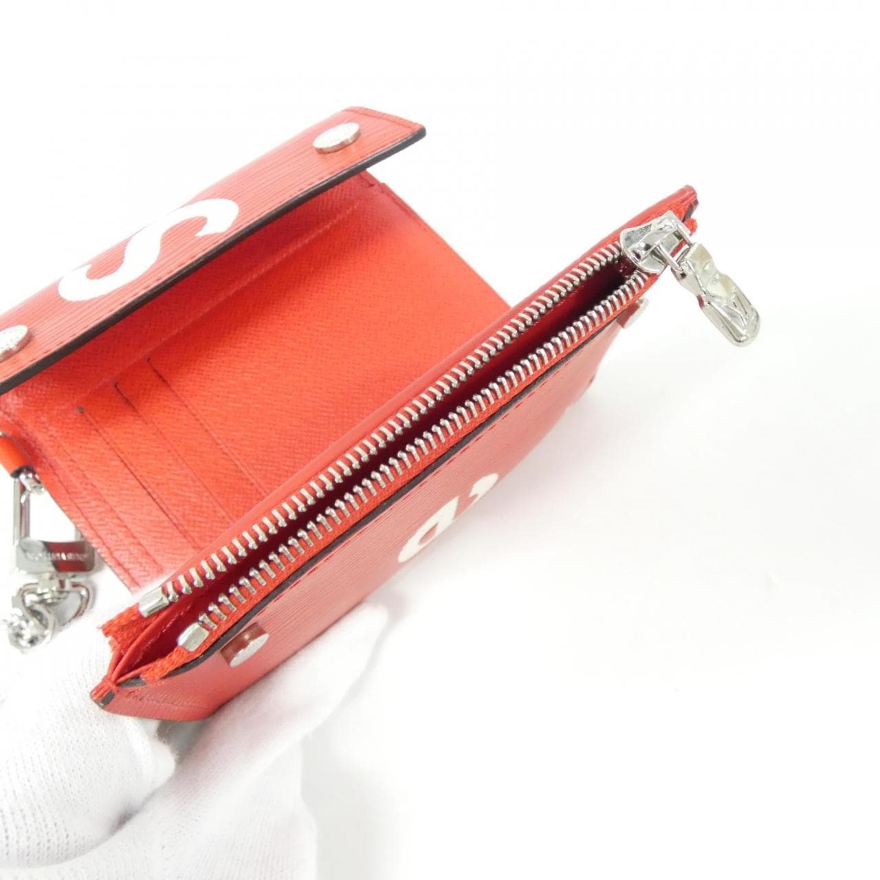 ルイヴィトン エピ(SUPREME) チェーン ウォレット M67755 財布