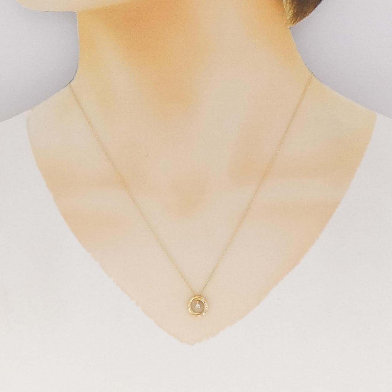 ポンテヴェキオ ダイヤモンド ネックレス 0.06CT