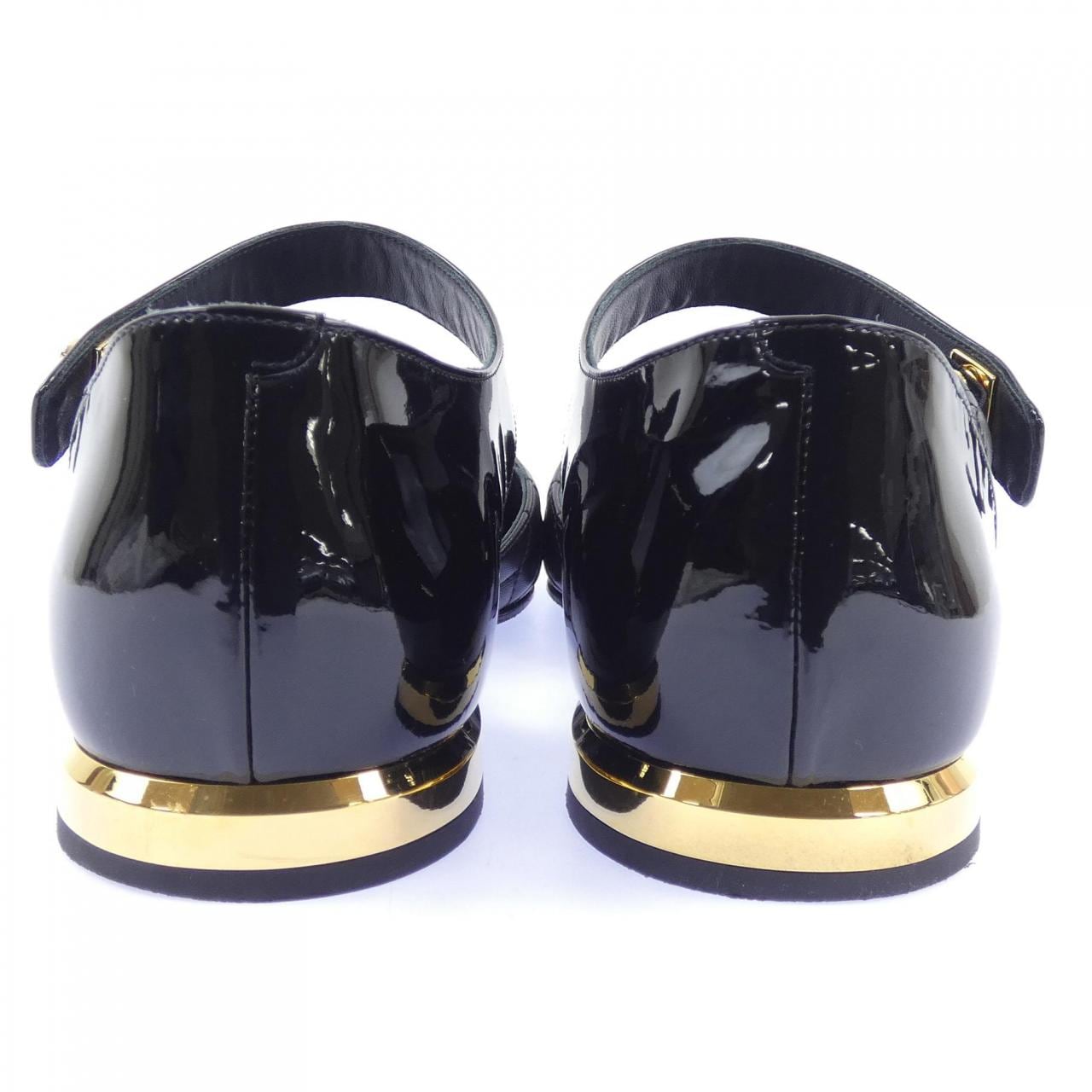 シャネル CHANEL バレリーナ ターンロック G38441Y55573 フラットシューズ