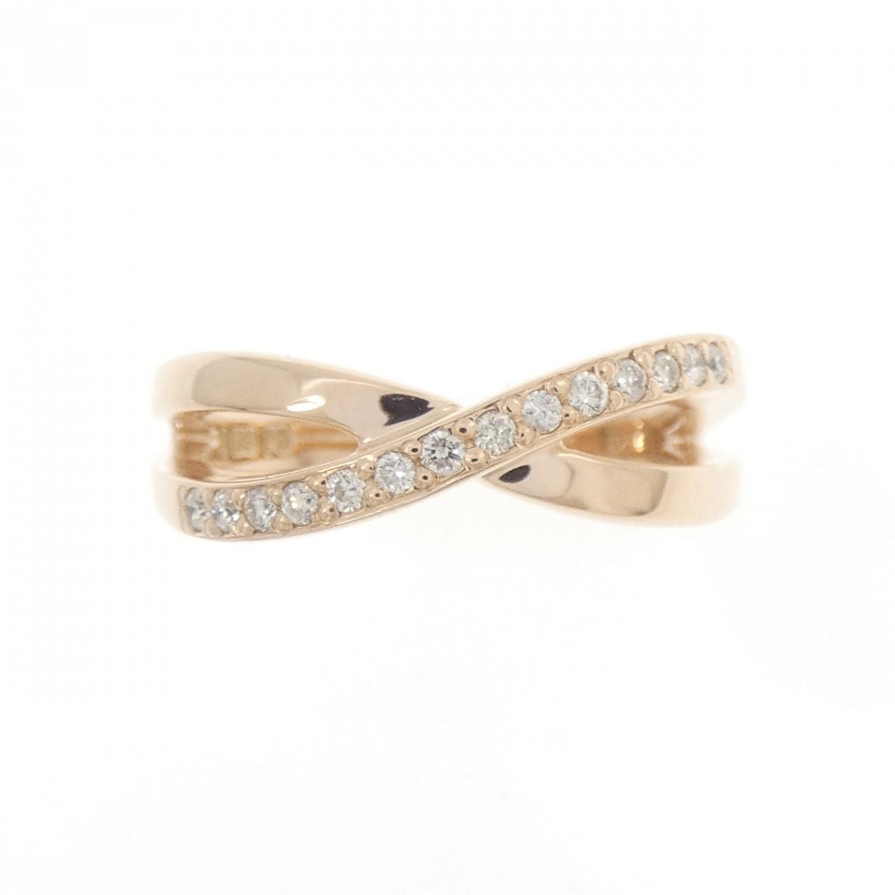 K18PG ダイヤモンド リング 0.11CT